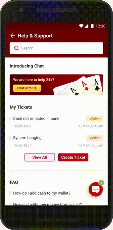 Call and chat escalation flow